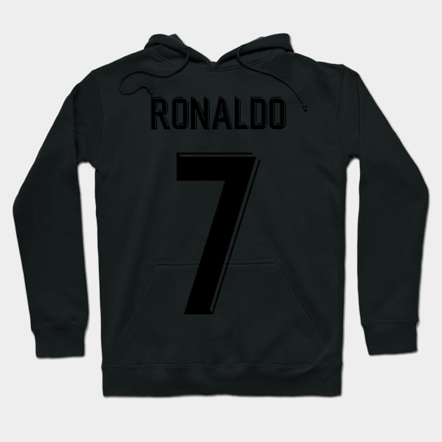 Christiano Ronaldo Madrid Jersey 2018 Hoodie by Alimator